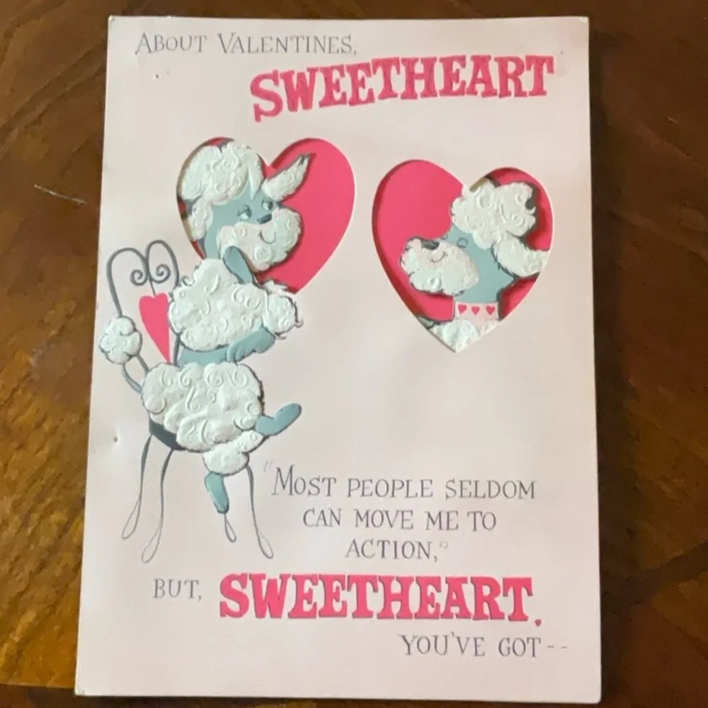 Vintage 1960s Valentine’s Day Cards Lot of 3 Hallmark and American Greetings